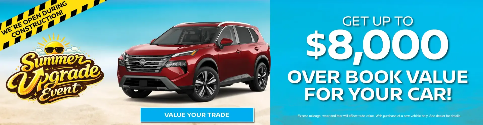 Get Up To $8,000 Over Book Value